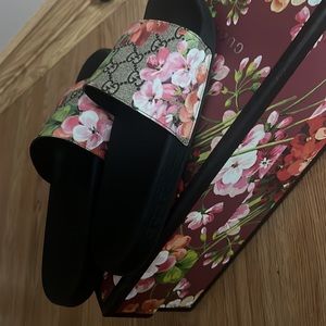 Gucci floral sandals … authentic size 38